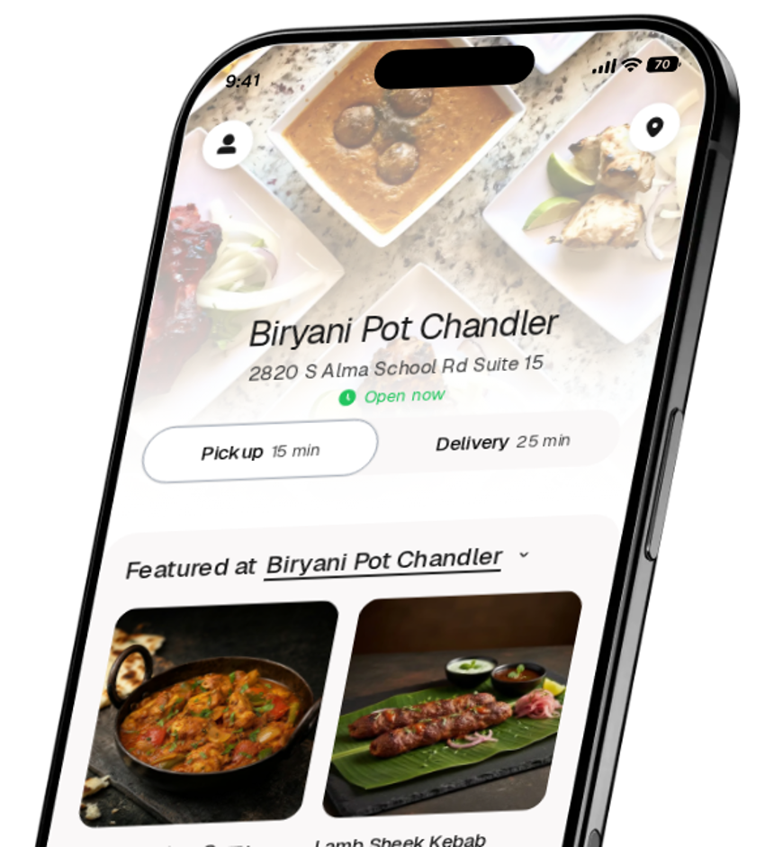 Biryani Pot Chandler app preview