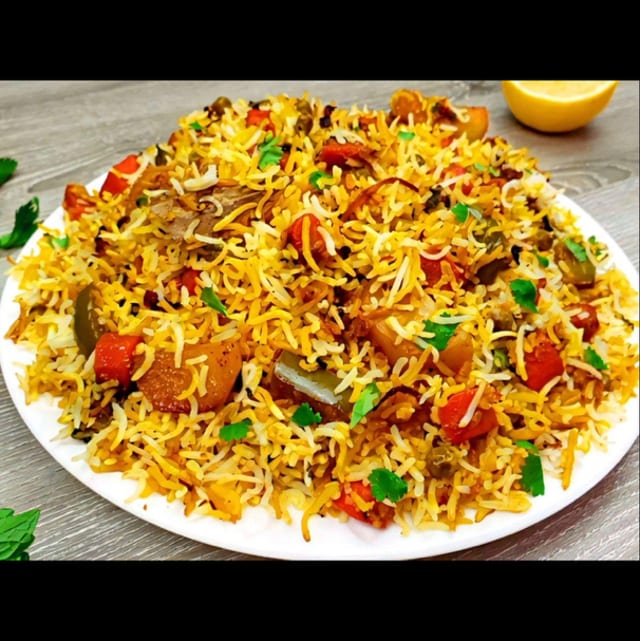 Veggie Biryani.