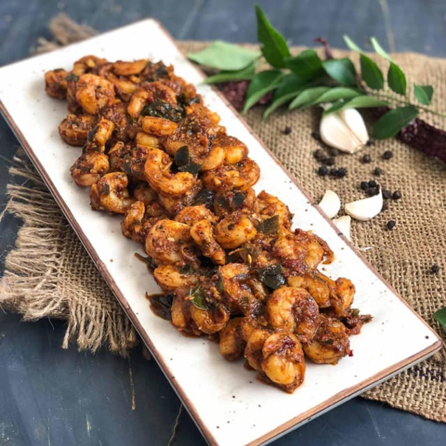 Shrimp Pepper Fry.