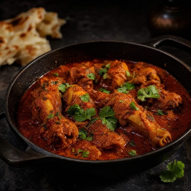 Andhra Chicken Curry.