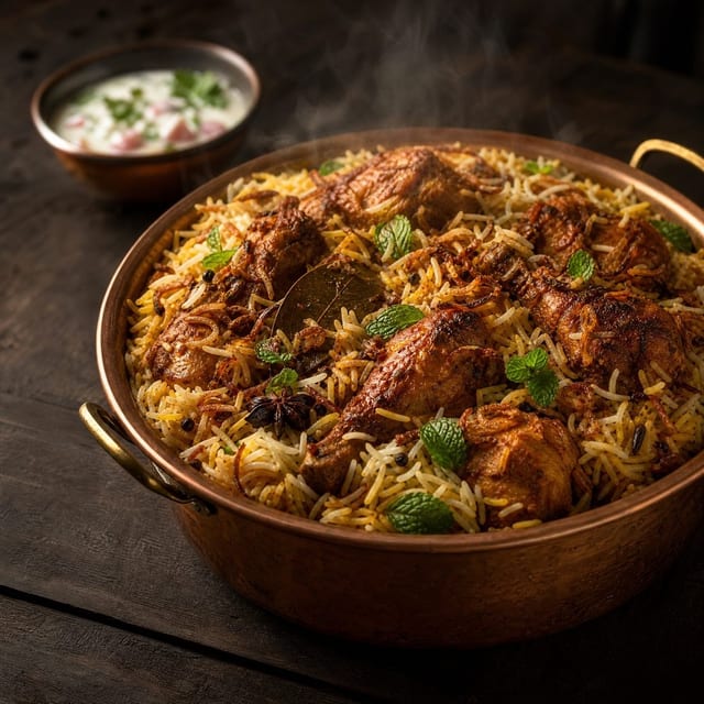 Chicken Fry Biryani FP.