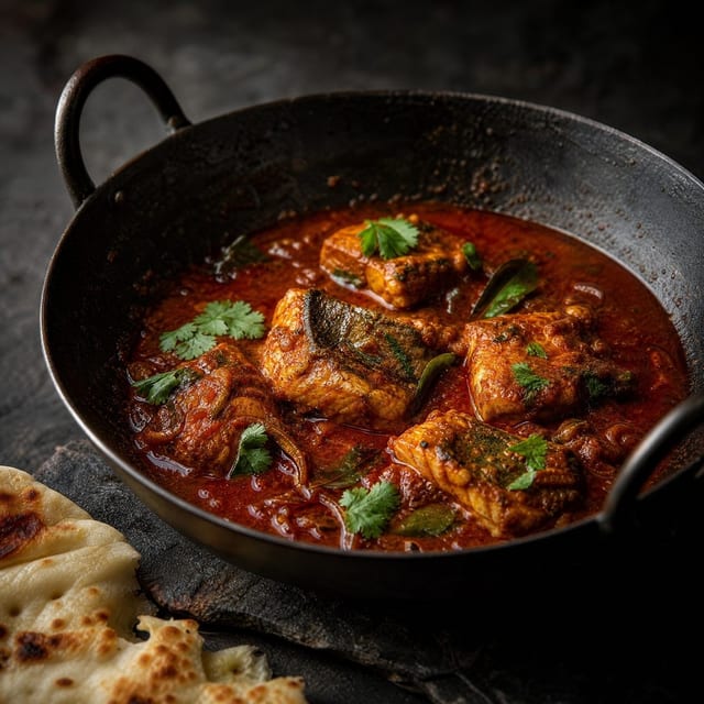 Madras Fish Masala Curry.
