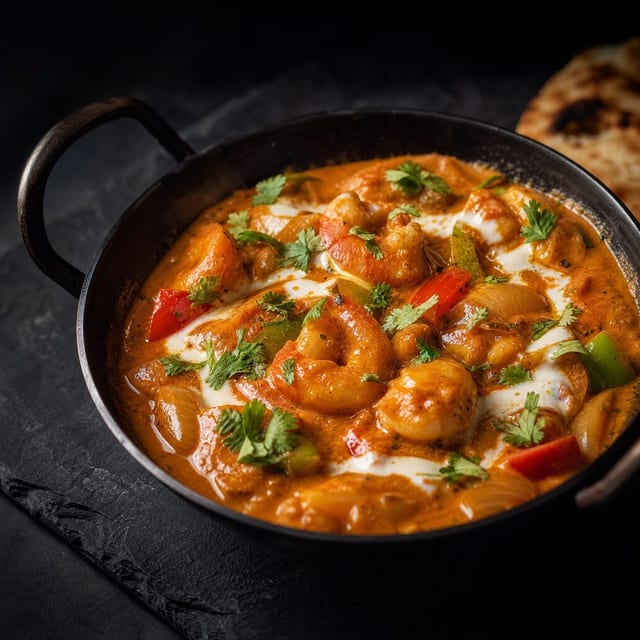 Shrimp Tikka Masala.
