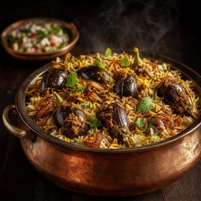 Gutti Vankaya Biryani FP.