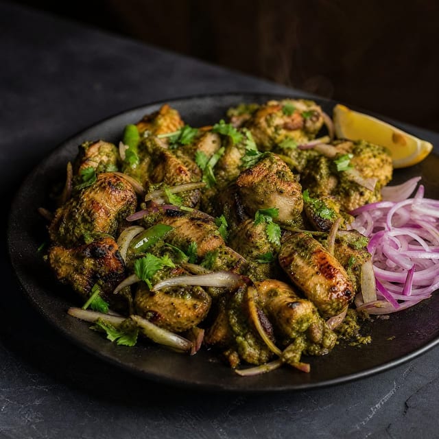 Pachi Mirchi Chicken (Green Chilli).