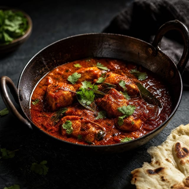 Andhra Spicy Fish Curry.