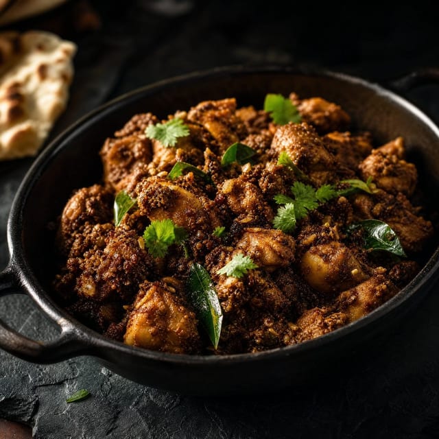 Chicken Sukka (Madurai Style).