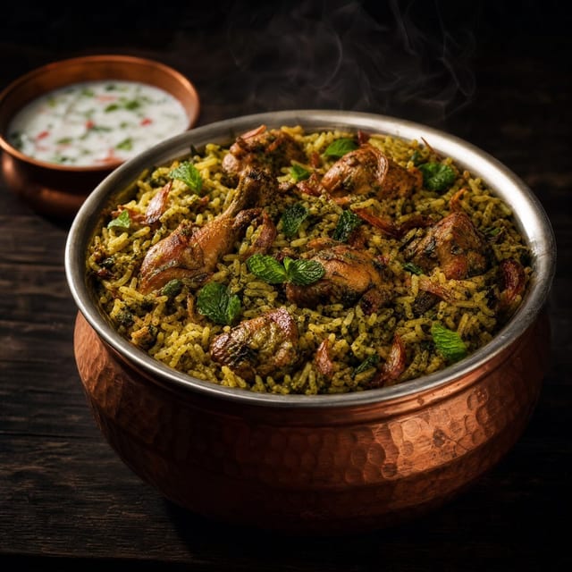 Gongura Chicken Dum Biryani FP.