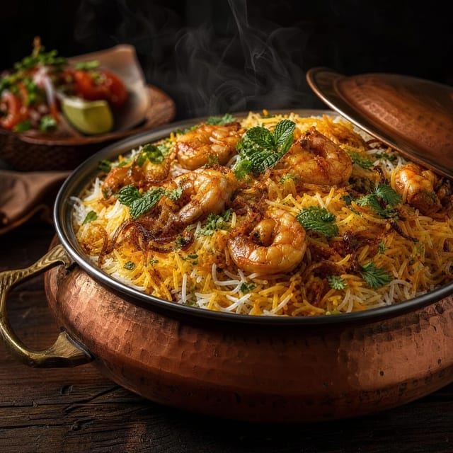 Shrimp Biryani FP.
