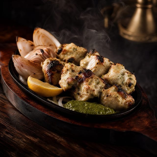 Murg Malai Kebab.