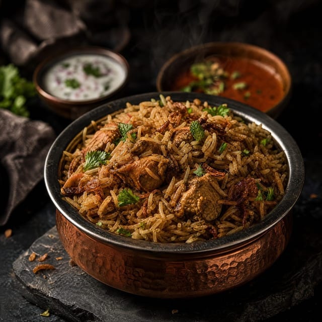 Ulavacharu Boneless Chicken Biryani.