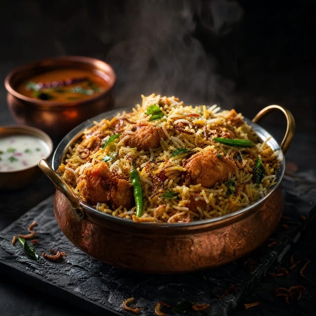 Chicken 555 Biryani.