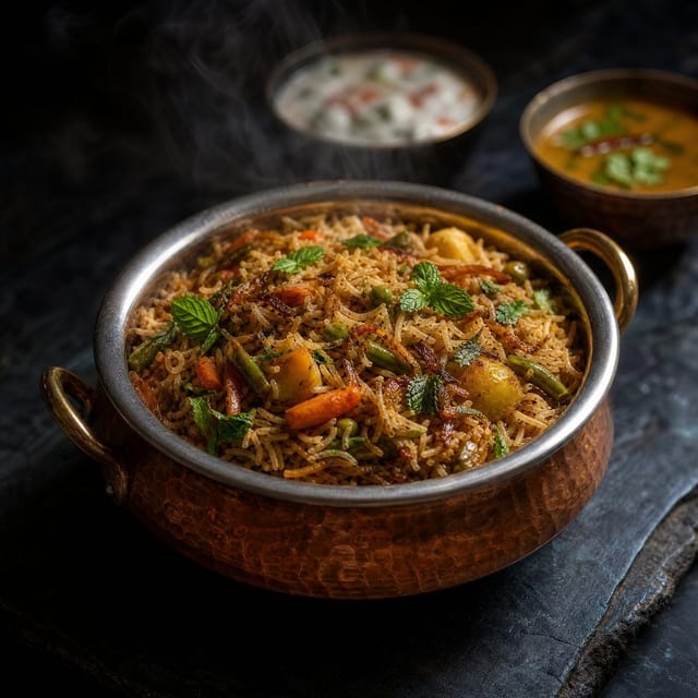 Ulavacharu Veg Biryani.