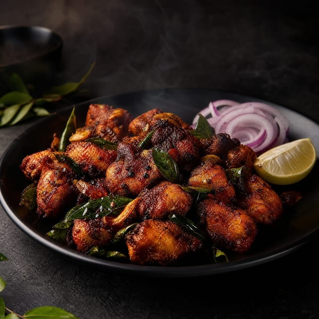 Curry Leaf Chicken Fry.