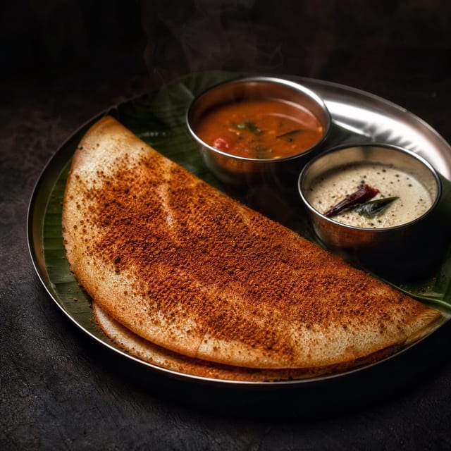 Ghee Podi Dosa.