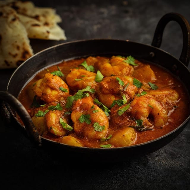 Shrimp Vindaloo.