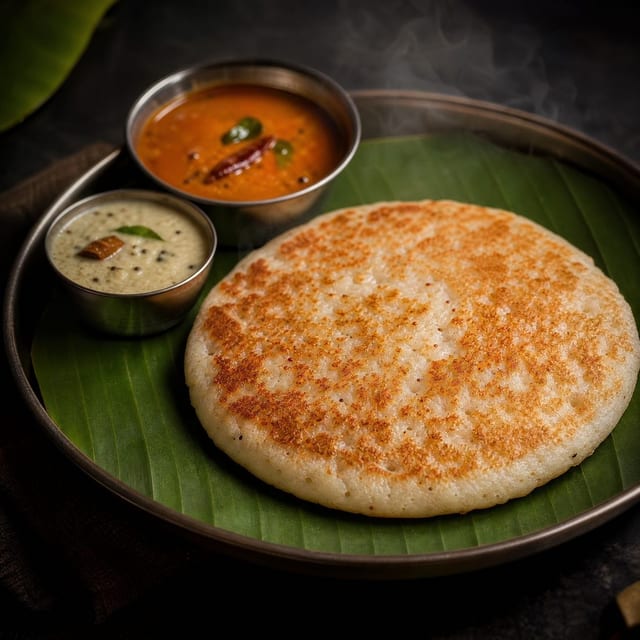 Plain Uttapam.