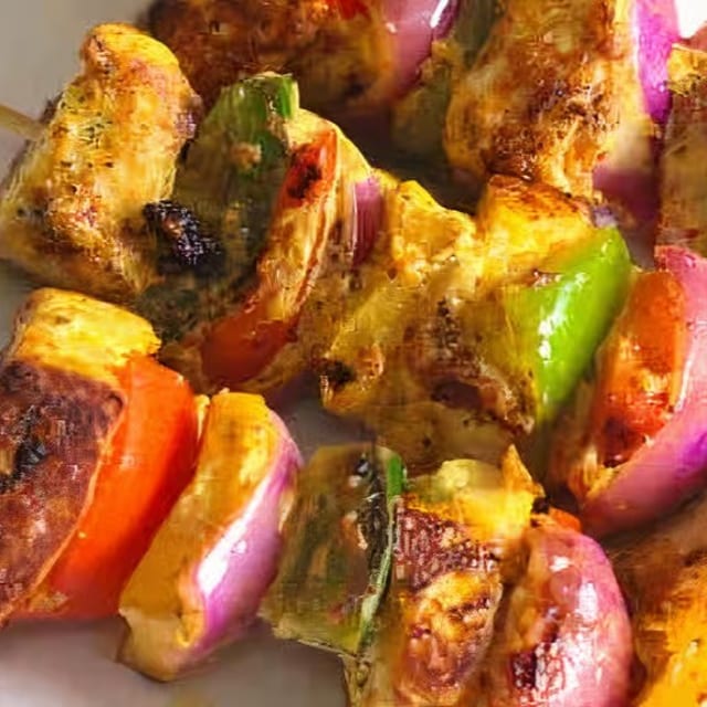 Paneer Tikka Kebab.
