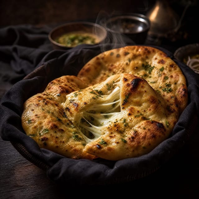 Cheese Kulcha.