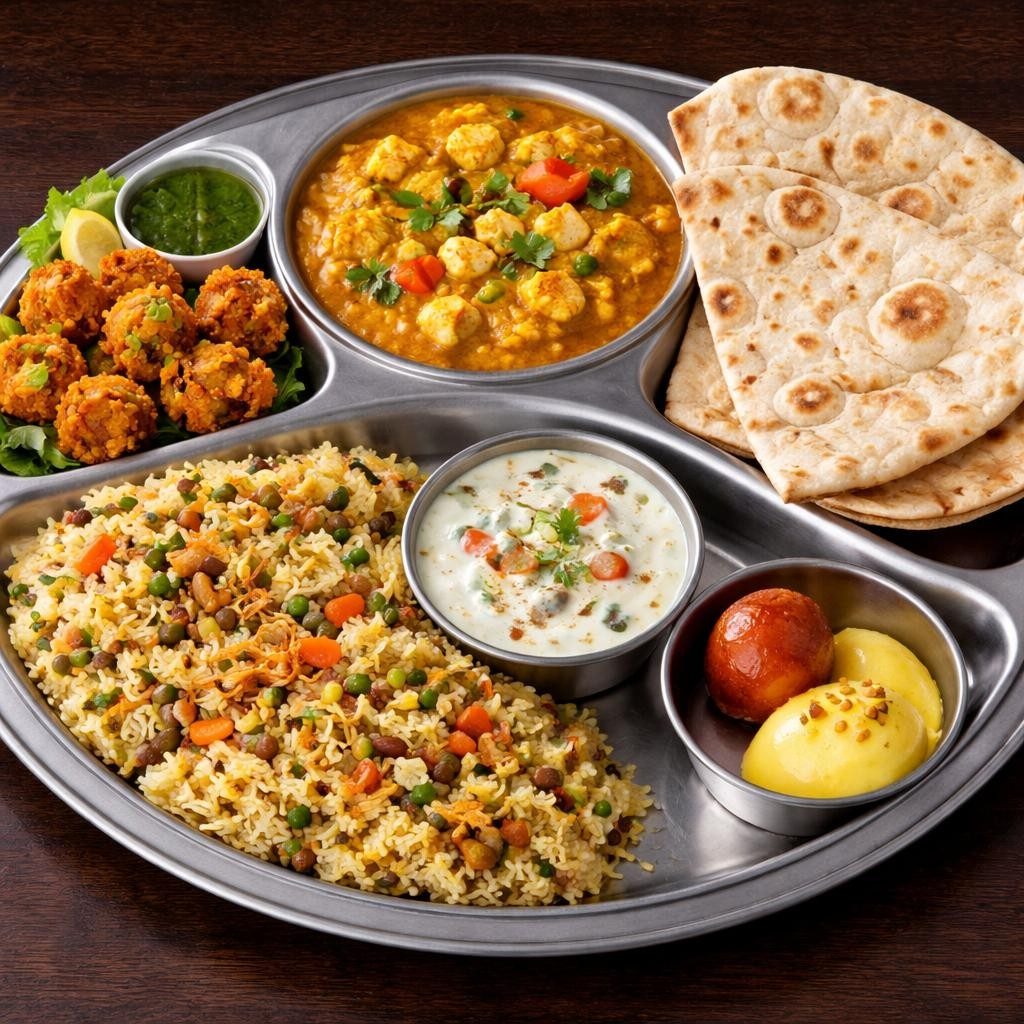 Vegetarian Lunch Combo.