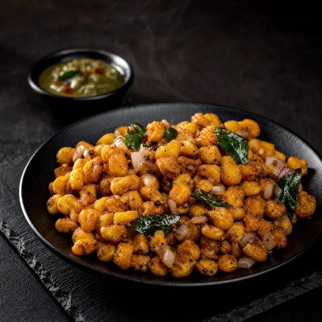 Crispy Masala Pepper Corn.