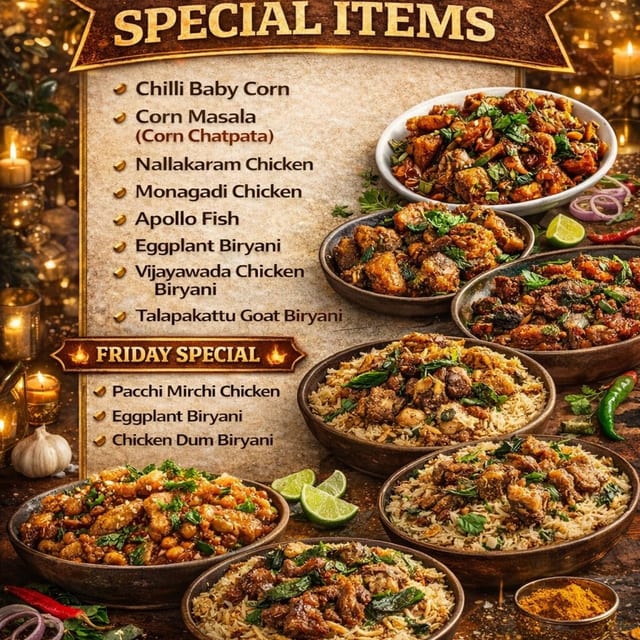 Weekend Special Items