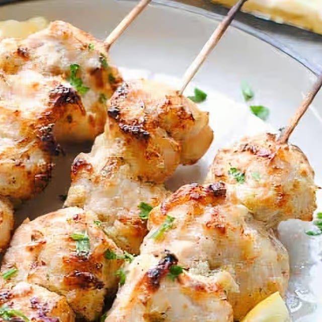 Murg Malai Kebab.