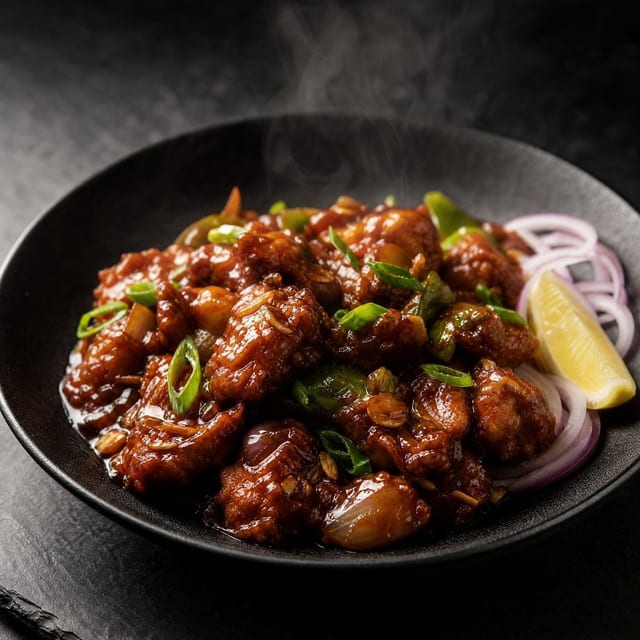 Chicken Manchurian.