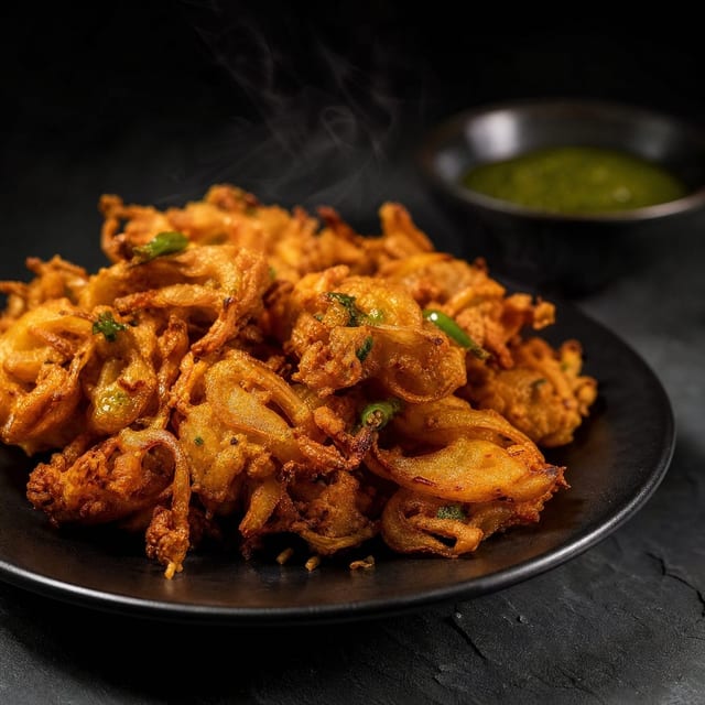 Onion Pakora.