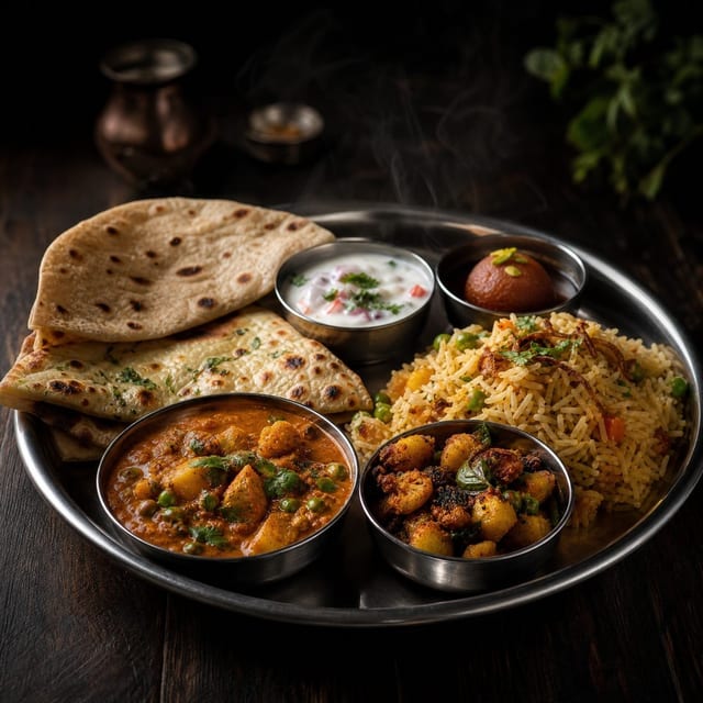Vegetarian Lunch Combo.