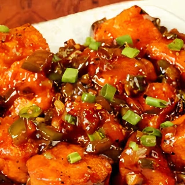 Paneer Manchurian.