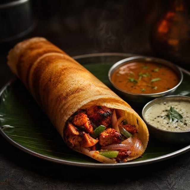 Chicken Tikka Dosa.