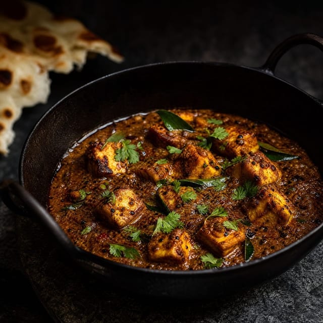 Chettinad Paneer Curry.