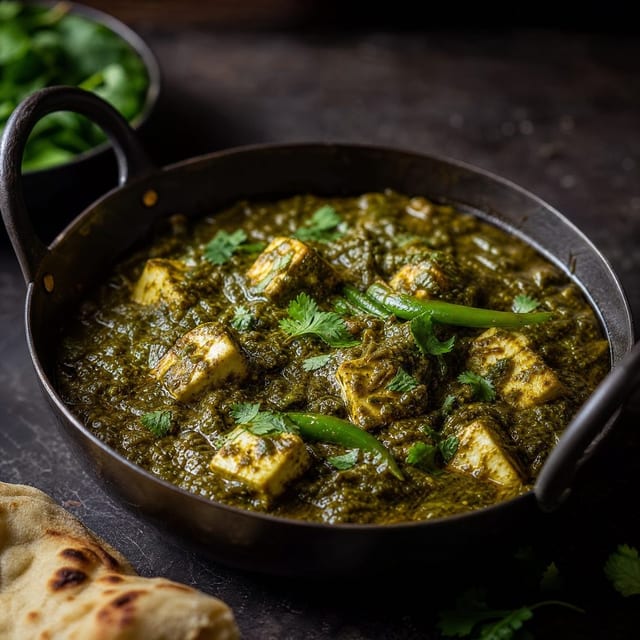 Gongura Spicy Paneer Curry.