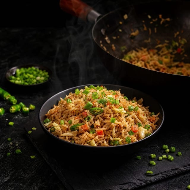Hyd Street Style Veg Fried Rice.